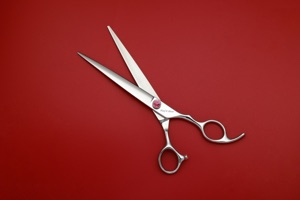 Classic Straight Flip Professional Grooming Shears - Japanese 440C Steel